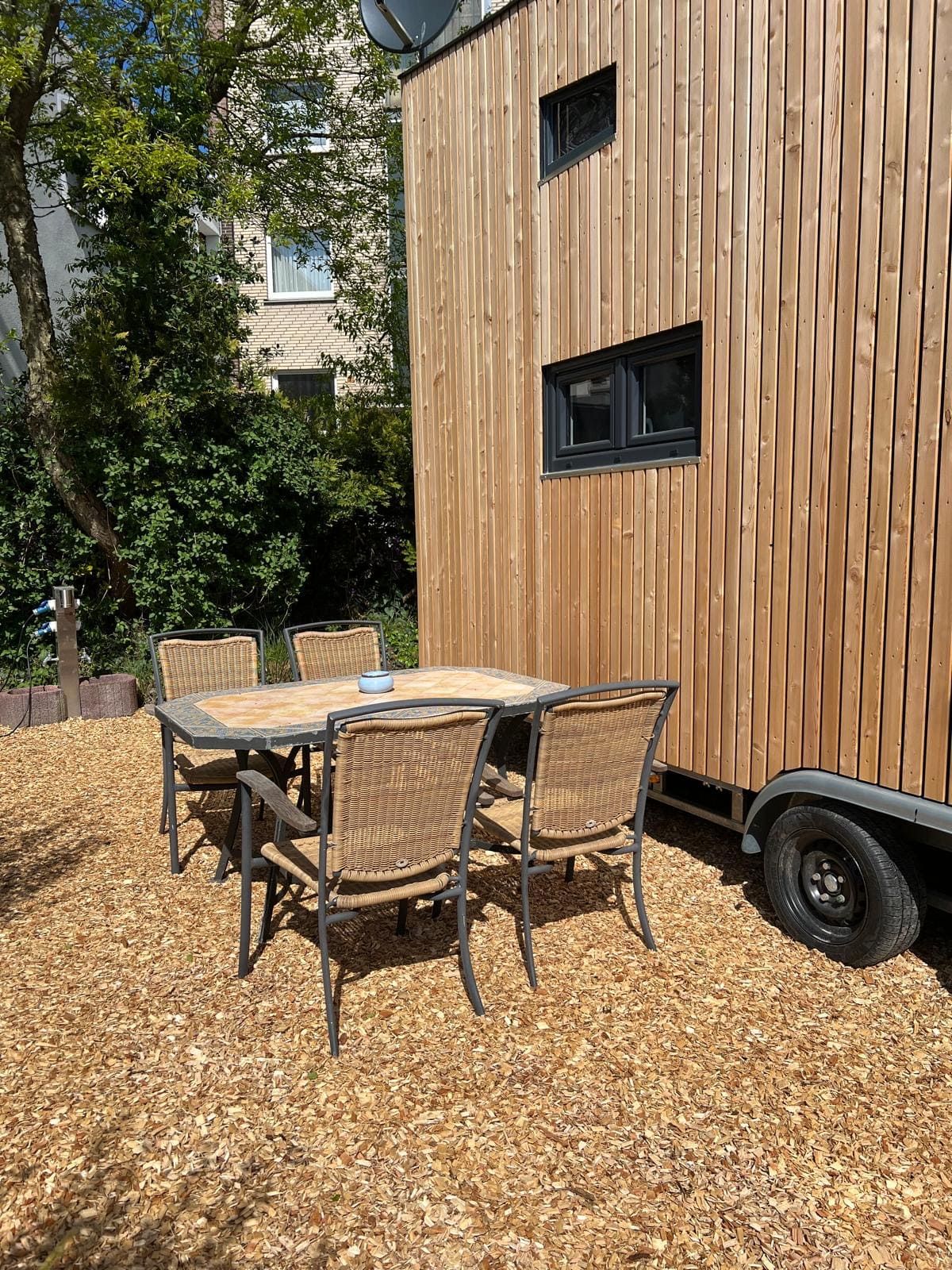 Unterkunft mit Dusche